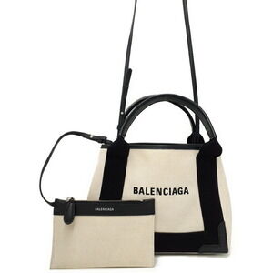 Balenciaga Navy Blue Cabas XS Bag